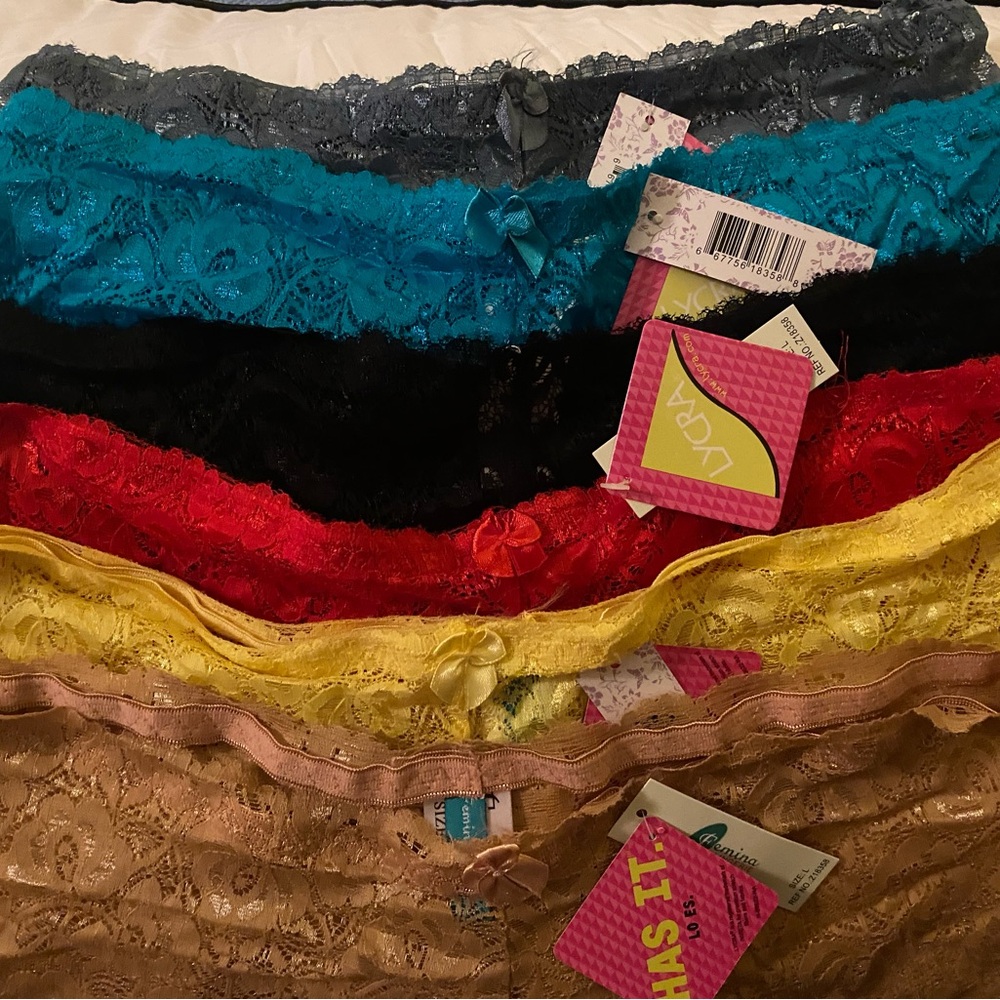 Vera Lace Panties - Multicolor